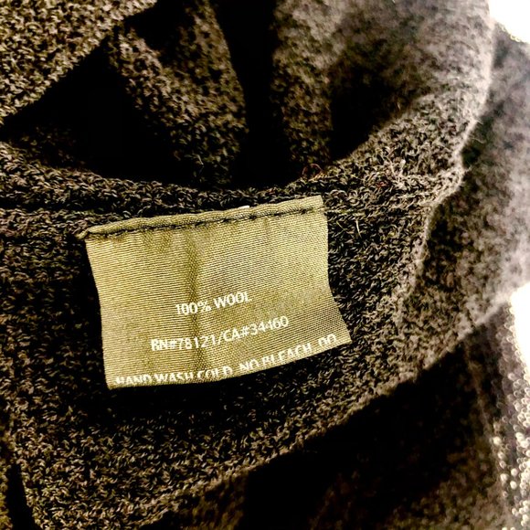 Eileen Fisher Wool Stretchy Tunic Hi-Low Hem - Picture 8 of 12